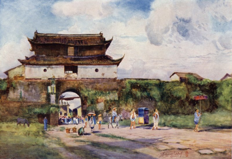 Hangchow, la porte nord - Thomas Hodgson Liddell