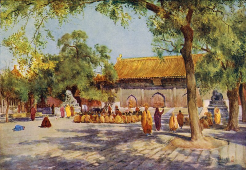 Pékin, le Temple des Lamas - Thomas Hodgson Liddell