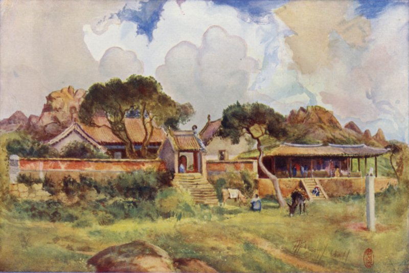 Le Temple de la Roche, Pei-Tai-Ho - Thomas Hodgson Liddell