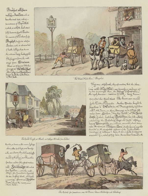 Tour de Rowlandson en chaise de poste - Thomas Rowlandson