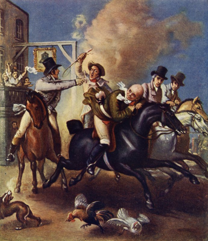La chevauchée de John Gilpin - Thomas Stothard