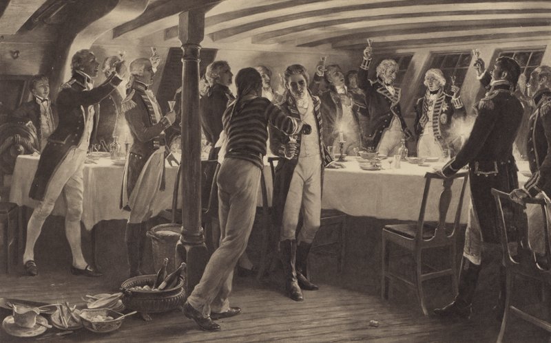 La veille de la bataille de Copenhague - Thomas after Davidson