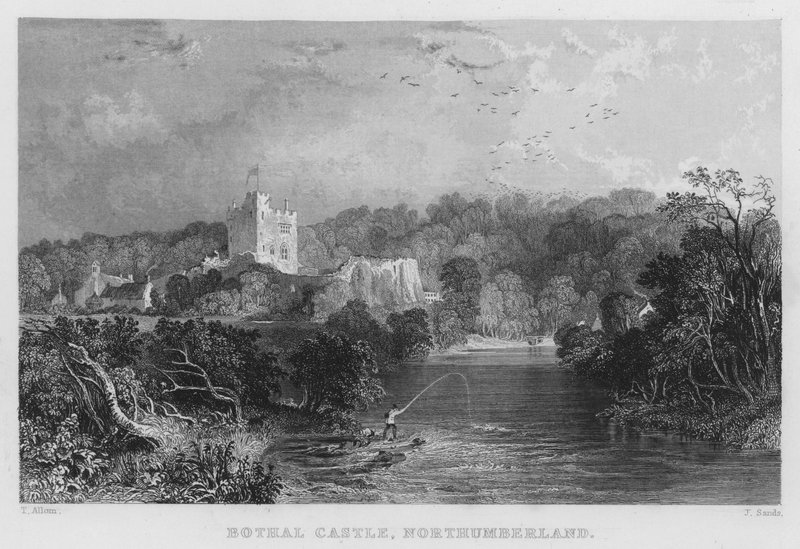Château de Bothal, Northumberland - Thomas (after) Allom