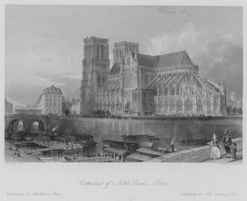 Cathédrale Notre-Dame, Paris - Thomas (after) Allom