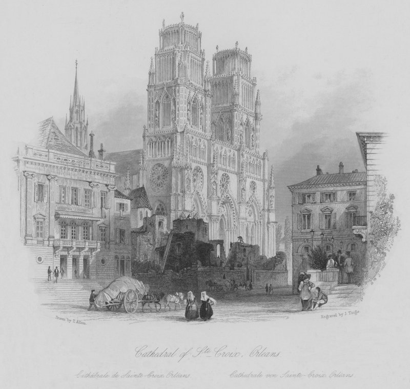 Cathédrale Sainte-Croix, Orléans - Thomas (after) Allom