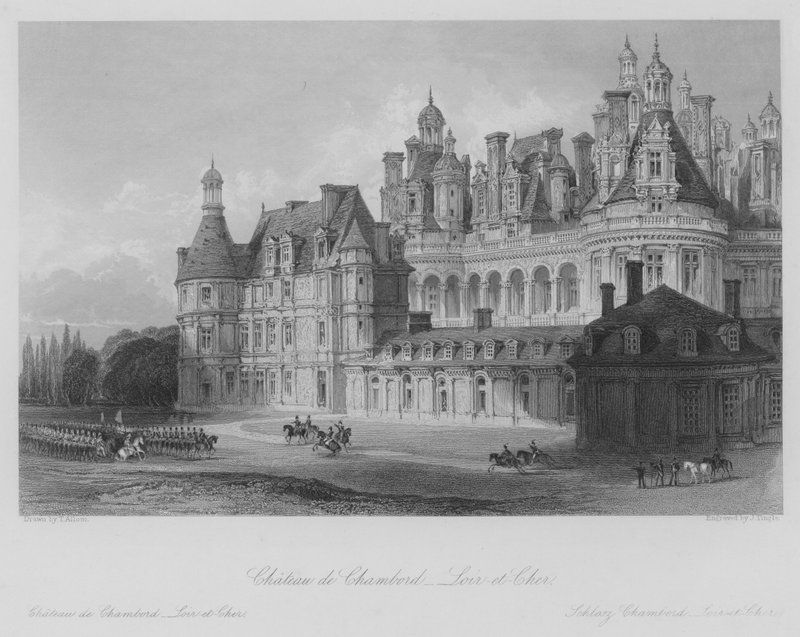 Château de Chambord, Loir-et-Cher - Thomas (after) Allom