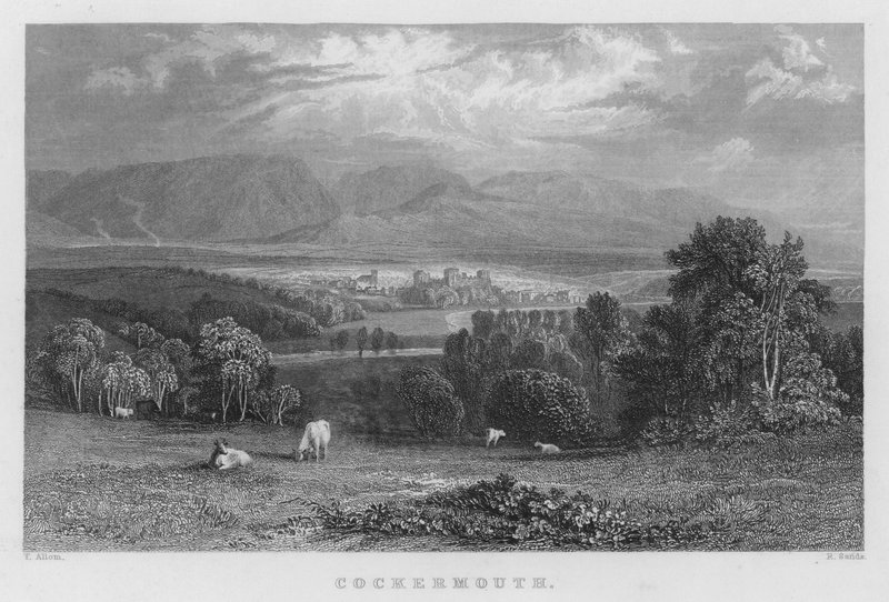 Cockermouth - Thomas (after) Allom