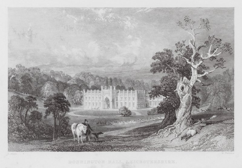 Donnington Hall, Leicestershire - Thomas (after) Allom