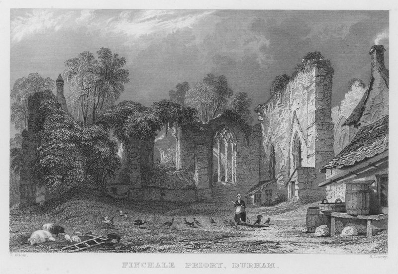 Prieuré de Finchale, Durham - Thomas (after) Allom