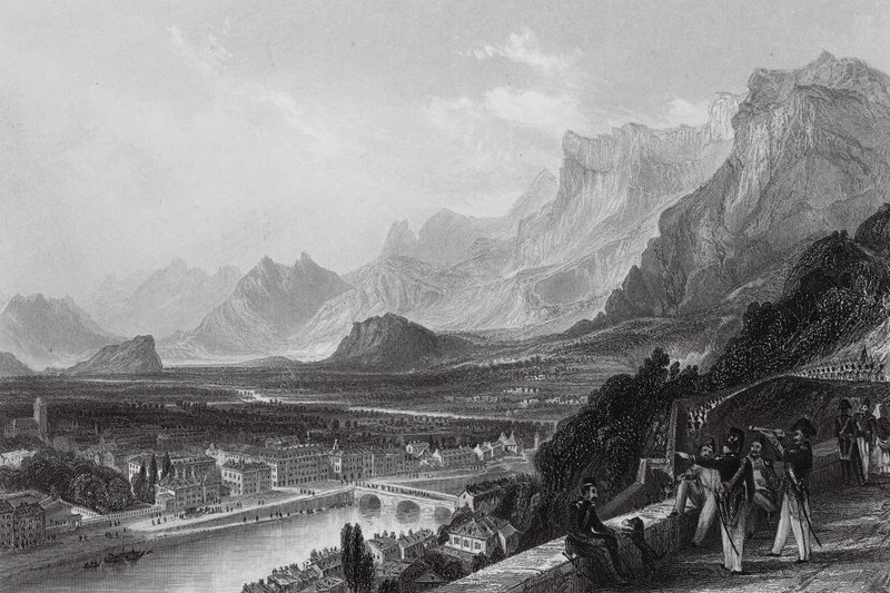 Grenoble, depuis la forteresse - Thomas (after) Allom
