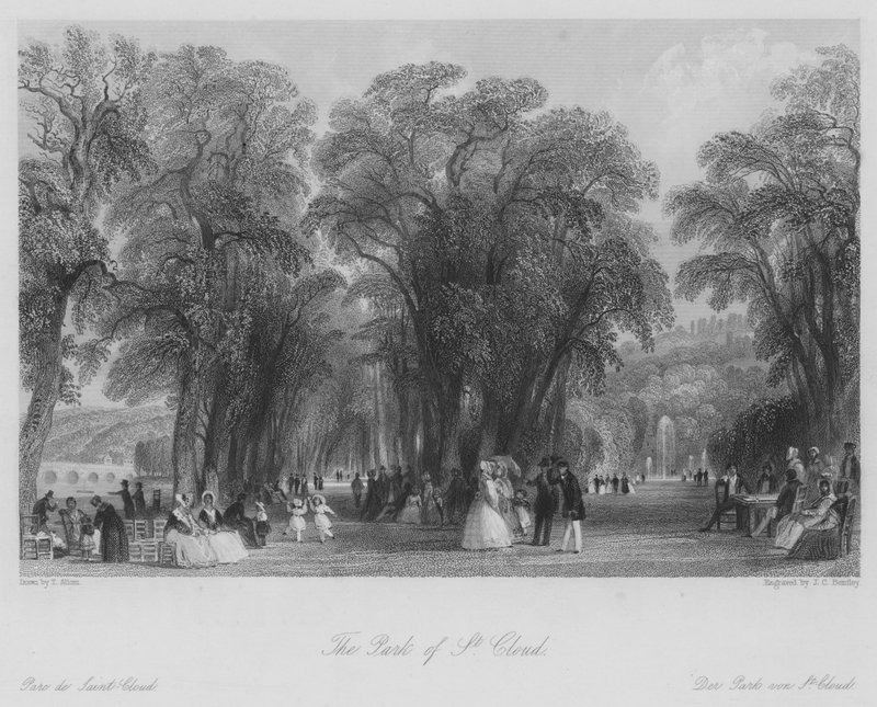 Le Parc de Saint-Cloud - Thomas (after) Allom