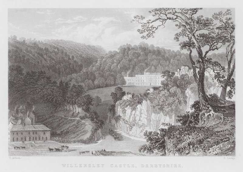 Château de Willersley, Derbyshire - Thomas (after) Allom