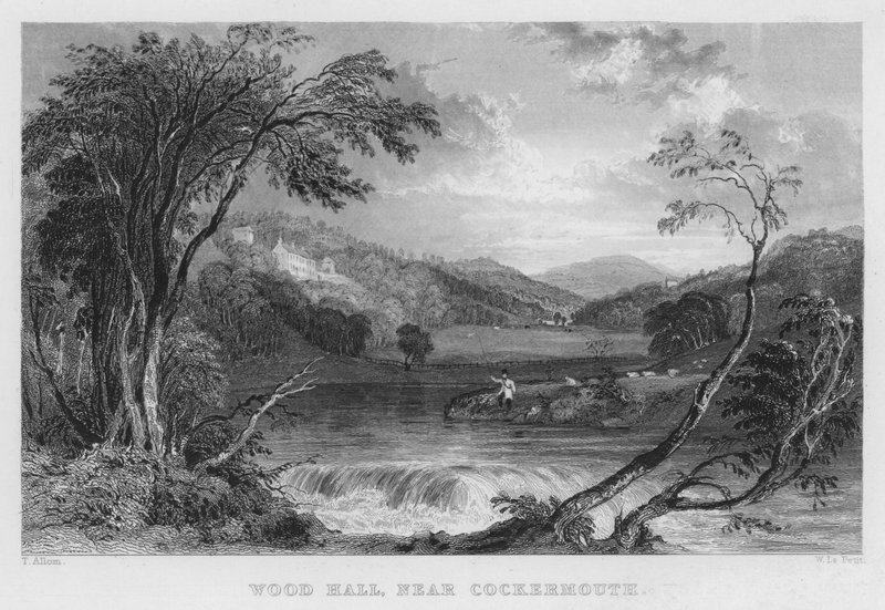 Wood Hall, près de Cockermouth - Thomas (after) Allom
