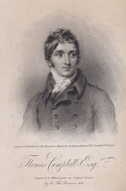 Thomas Campbell, poète écossais - Thomas (after) Lawrence