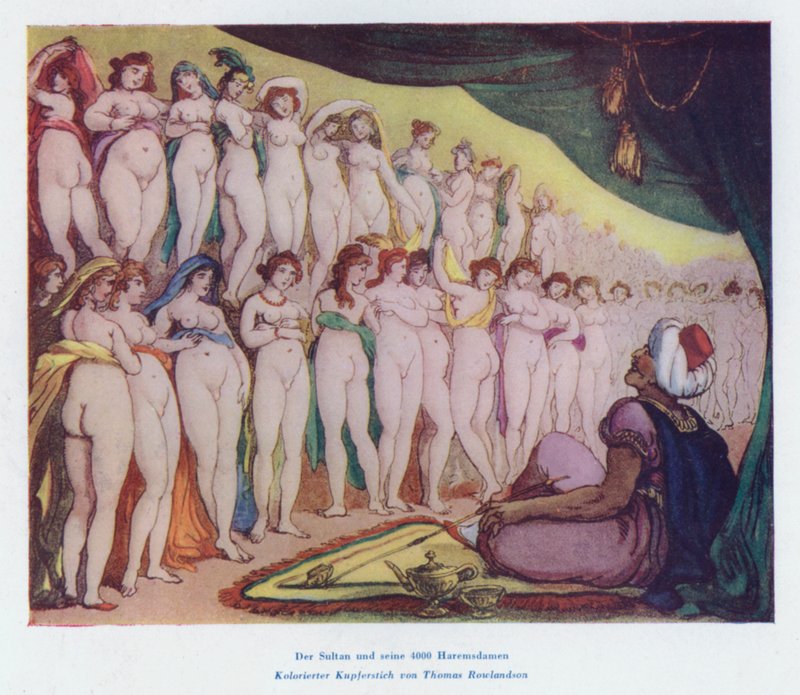 Le harem - Thomas (after) Rowlandson