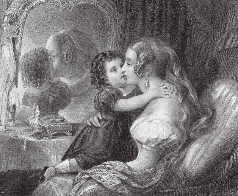 Ne pleure pas, maman (gravure) - Thomas A. Woolnoth