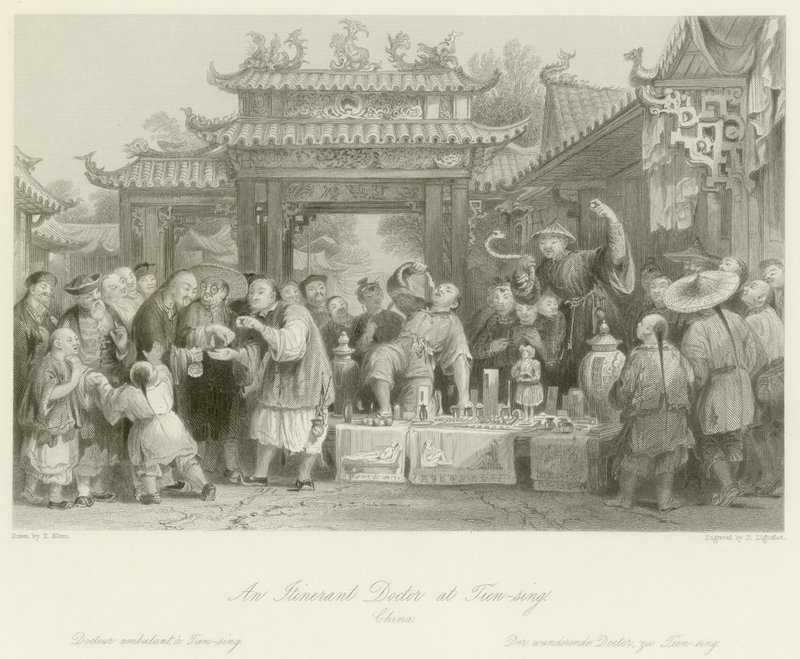 Un médecin itinérant à Tien-sing - Thomas Allom