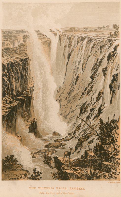 Les chutes Victoria - Thomas Baines