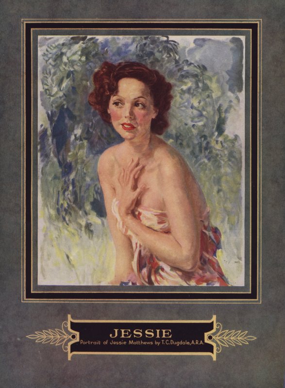 Jessie Matthews, actrice anglaise - Thomas Cantrell Dugdale