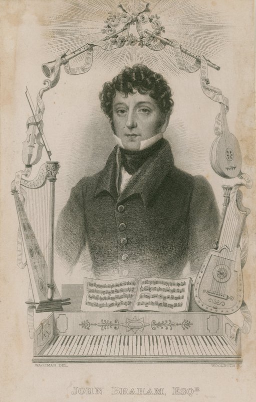 John Braham, chanteur - Thomas Charles Wageman
