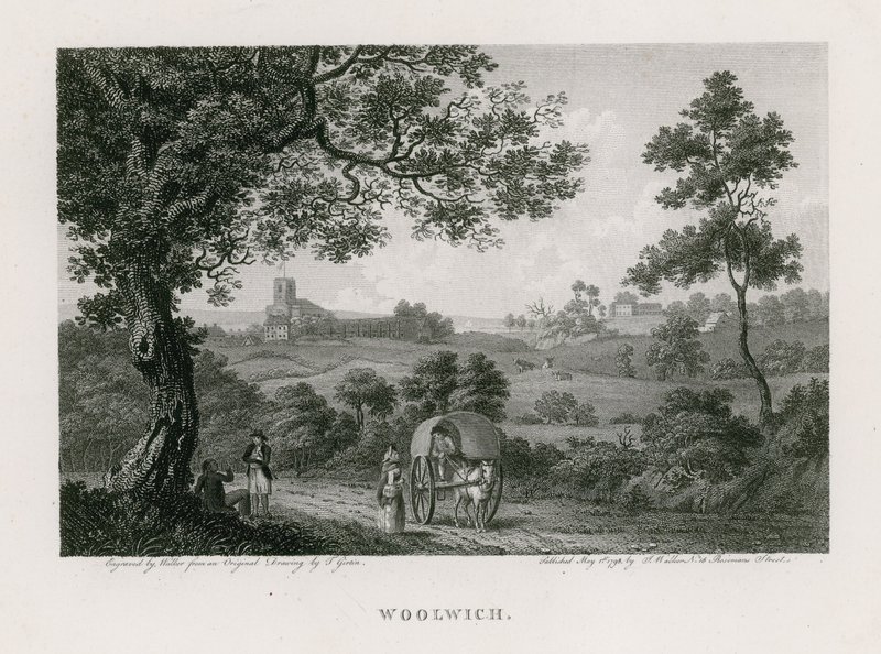 Une vue de Woolwich - Thomas Girtin