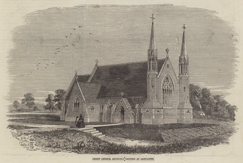 Église du Christ, récemment érigée à Lancaster - Thomas Harrington Wilson