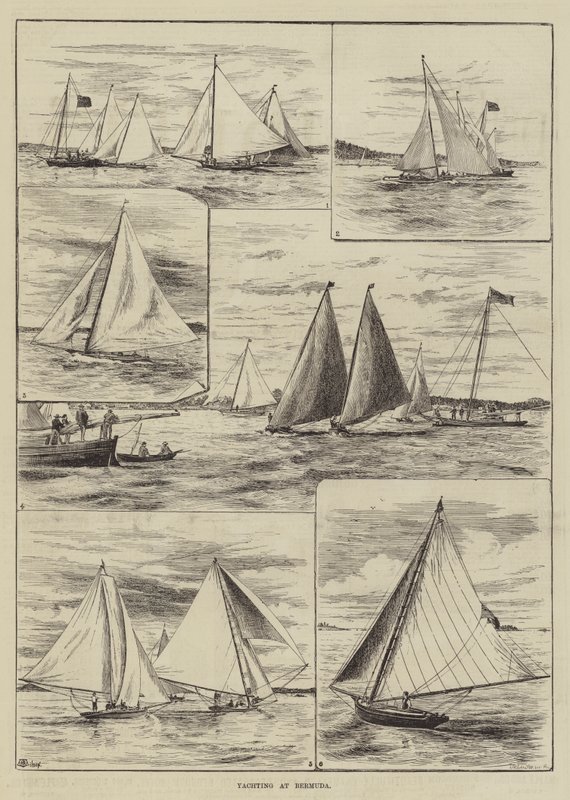 Yachting aux Bermudes - Thomas Harrington Wilson