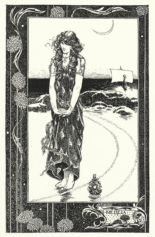Médée (lithographie) - Thomas Heath Robinson