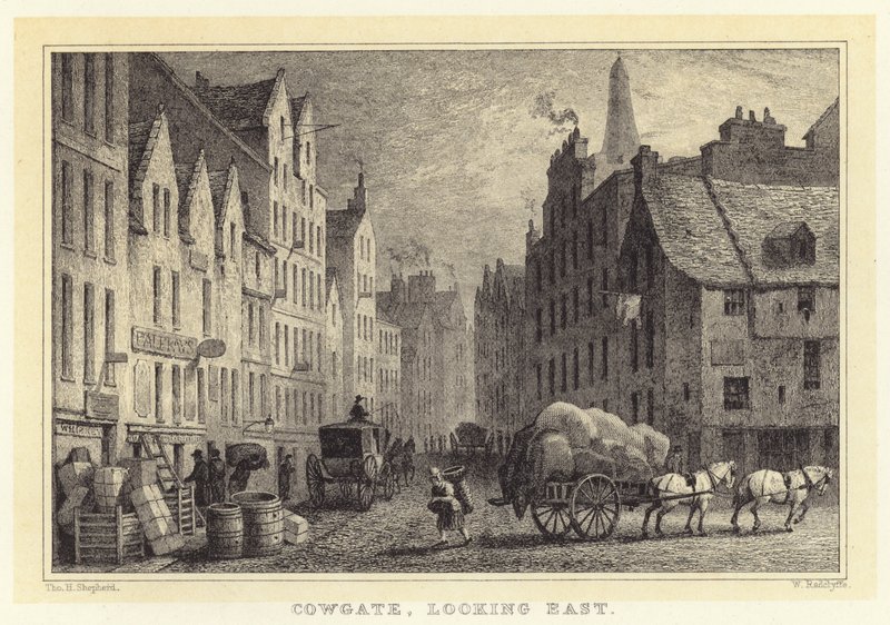Cowgate, vue vers l