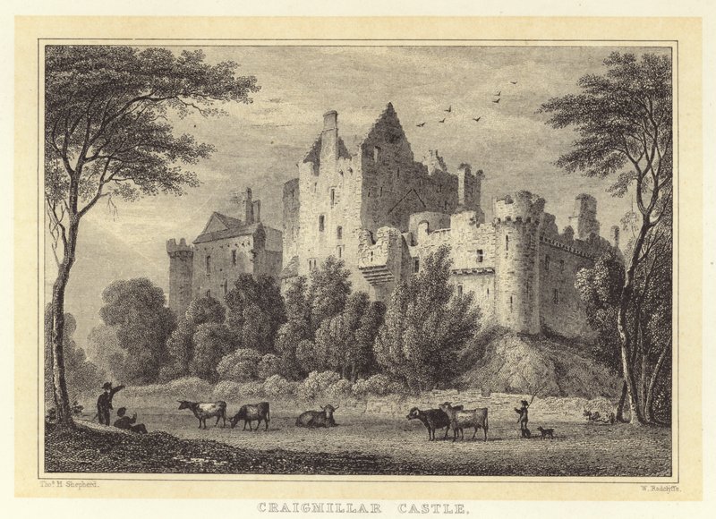 Château de Craigmillar - Thomas Hosmer (after) Shepherd