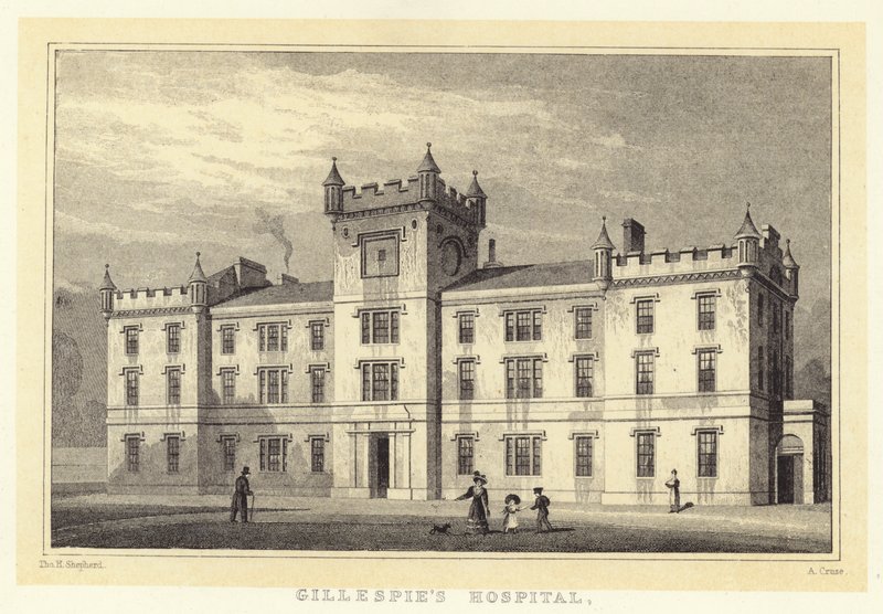 Hôpital de Gillespie - Thomas Hosmer (after) Shepherd