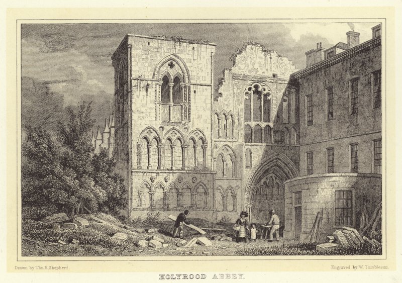 Abbaye de Holyrood - Thomas Hosmer (after) Shepherd