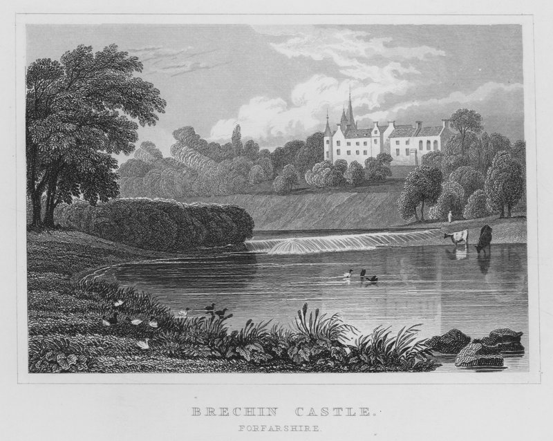 Château de Brechin, Forfarshire - Thomas Hosmer Shepherd