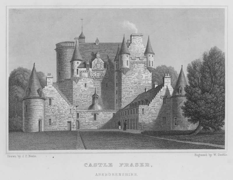 Château Fraser, Aberdeenshire - Thomas Hosmer Shepherd