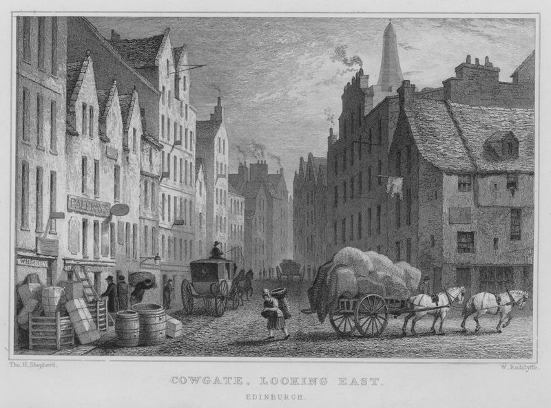Cowgate, vue vers l