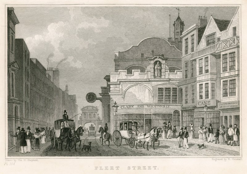 Fleet Street, Londres - Thomas Hosmer Shepherd