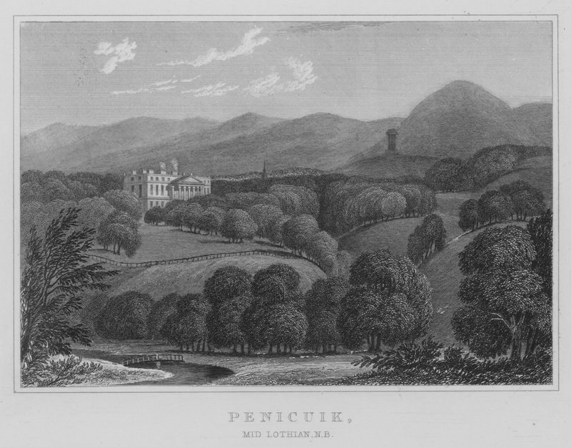 Penicuik, Mid Lothian, NB - Thomas Hosmer Shepherd