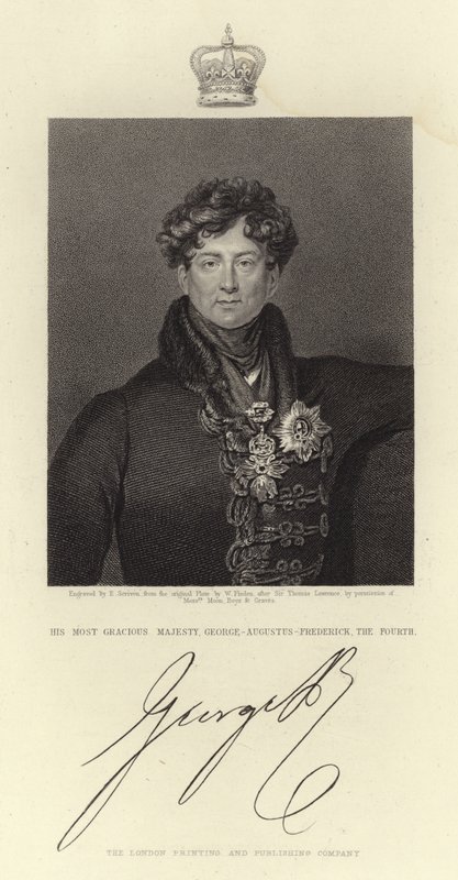 Portrait du roi George IV - Thomas Lawrence
