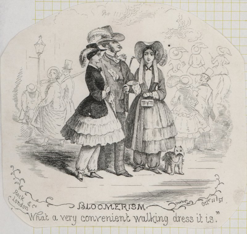 Mode féminine victorienne : pantalons bouffants - Thomas Onwhyn