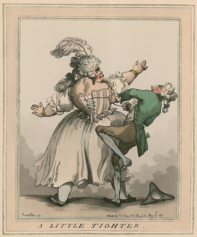 Un peu plus serré - Thomas Rowlandson