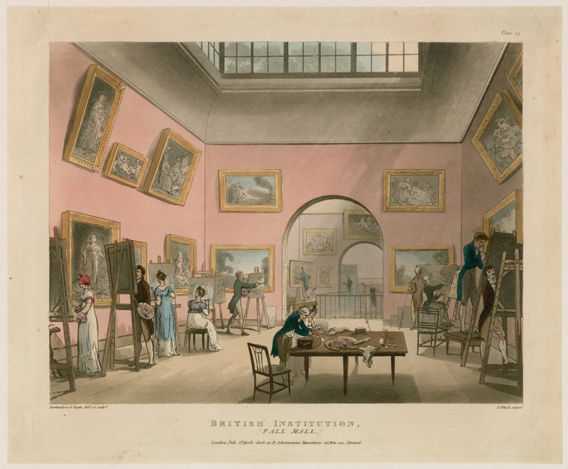 Institution britannique, Pall Mall - Thomas Rowlandson