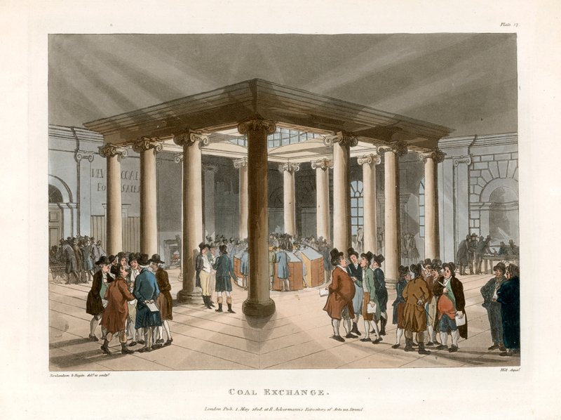 Bourse du charbon - Thomas Rowlandson