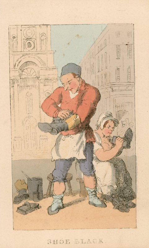 Cireur de chaussures - Thomas Rowlandson