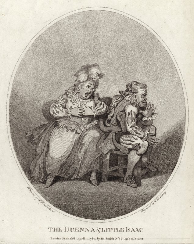 La Duègne et le Petit Isaac - Thomas Rowlandson
