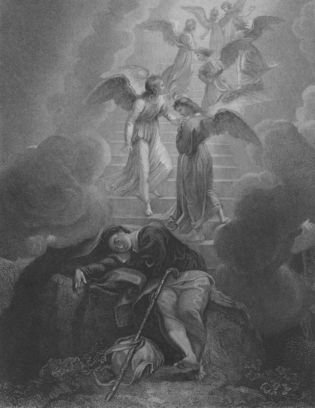 La vision de Jacob, Genèse 28, versets 10-16 - Thomas Stothard