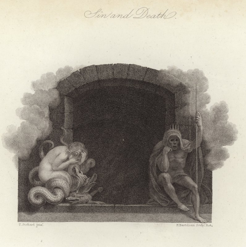 Péché et Mort - Thomas Stothard