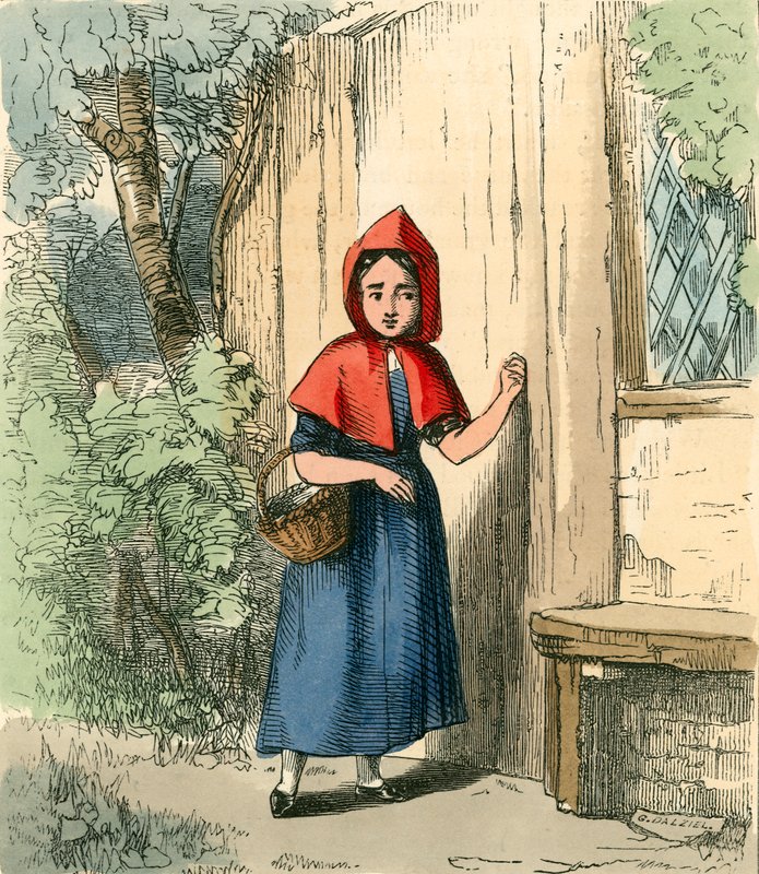 Frappant à la porte de sa grand-mère - Thomas Webster