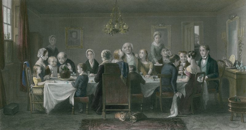 Le pudding de Noël - Thomas Webster