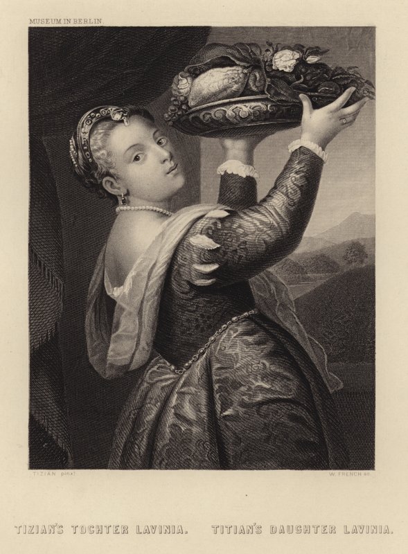 La fille de Titien, Lavinia - Tiziano Vecelli