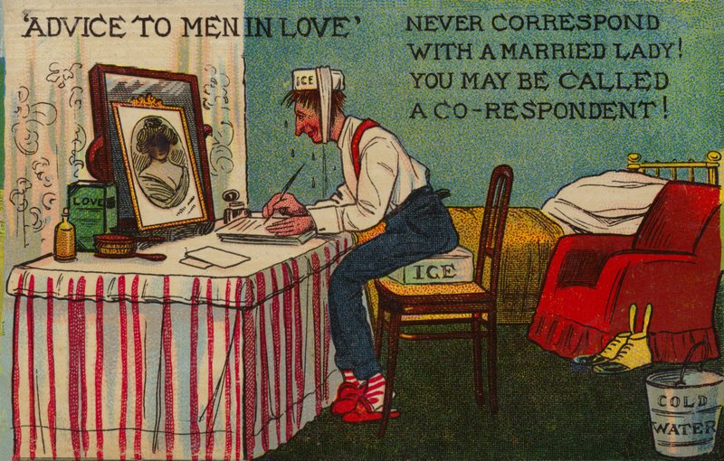 Conseil aux Hommes Amoureux, Ne correspondez jamais avec une femme mariée ! Vous pourriez être appelé un co-respondant - Tom Browne